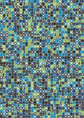 Soyut Geometrik Desen üretken hesaplama sanatı çizimi 