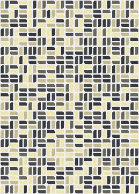 Soyut Geometrik Desen üretken hesaplama sanatı çizimi 