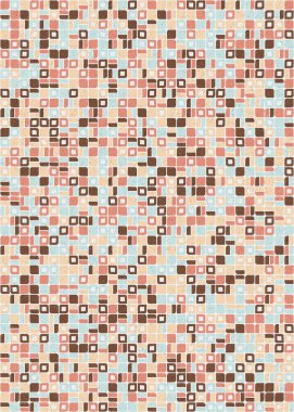 Soyut Geometrik Desen üretken hesaplama sanatı çizimi 