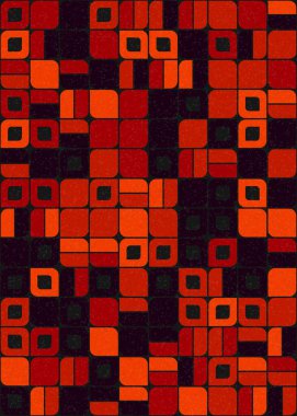 Soyut Geometrik Desen üretken hesaplama sanatı çizimi 
