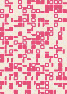 Soyut Geometrik Desen üretken hesaplama sanatı çizimi 