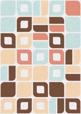 Soyut Geometrik Desen üretken hesaplama sanatı çizimi 