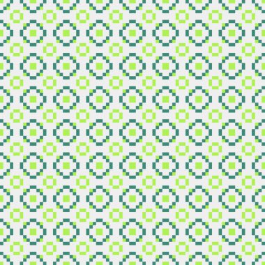 Üretken hesaplama sanatıyla soyut geometrik desen 