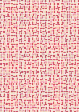 Üretken hesaplama sanatıyla soyut geometrik desen 