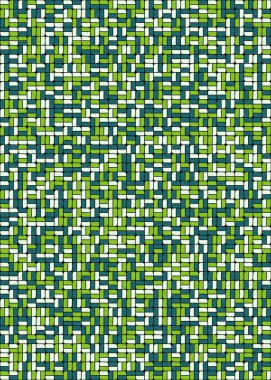 Üretken hesaplama sanatıyla soyut geometrik desen 