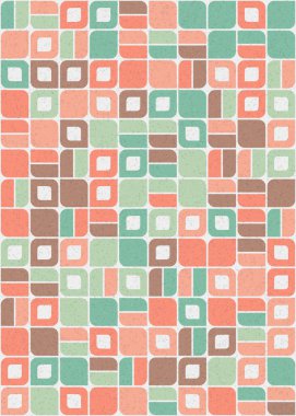 Soyut Geometrik Desen üretken hesaplama sanatı çizimi 