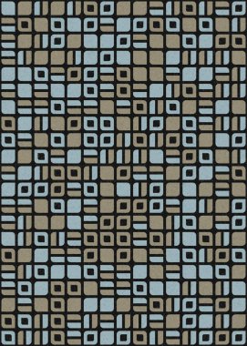 Soyut Geometrik Desen üretken hesaplama sanatı çizimi 