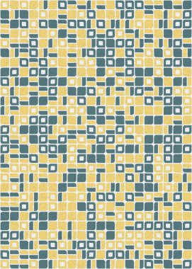 Soyut Geometrik Desen üretken hesaplama sanatı çizimi 