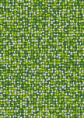 Soyut Geometrik Desen üretken hesaplama sanatı çizimi 