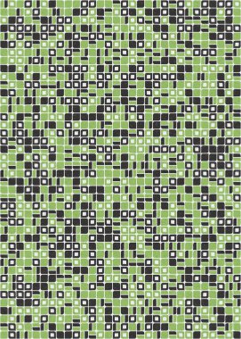 Soyut Geometrik Desen üretken hesaplama sanatı çizimi 