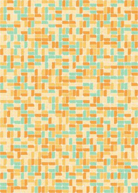 Soyut Geometrik Desen üretken hesaplama sanatı çizimi 