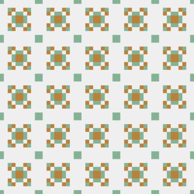 Üretken hesaplama sanatıyla soyut geometrik desen 