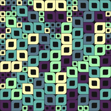 Soyut renkli geometrik desen vektör çizimi