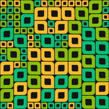 Soyut renkli geometrik desen vektör çizimi