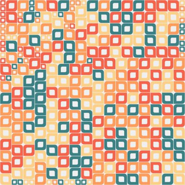 Soyut renkli geometrik desen vektör çizimi