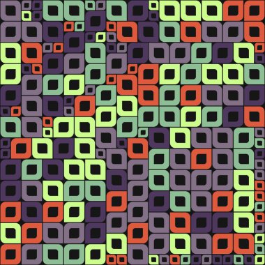 Soyut renkli geometrik desen vektör çizimi