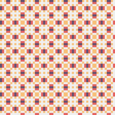 Soyut çapraz desenli üretken hesaplama sanatı çizimi