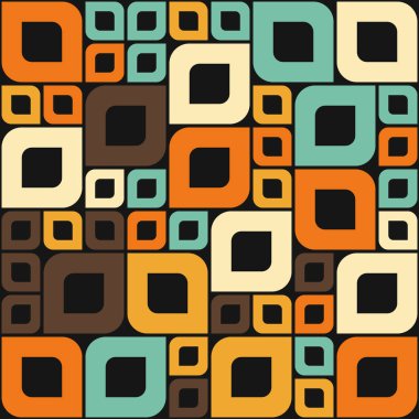 Soyut renkli geometrik desen vektör çizimi