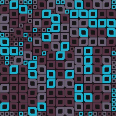 Soyut renkli geometrik desen vektör çizimi