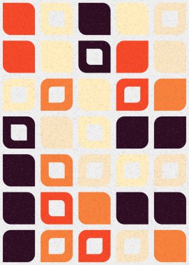 Üretken hesaplama sanatıyla soyut geometrik desen 