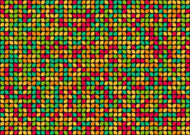 Soyut renkli geometrik desen vektör çizimi