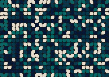 Soyut renkli geometrik desen vektör çizimi