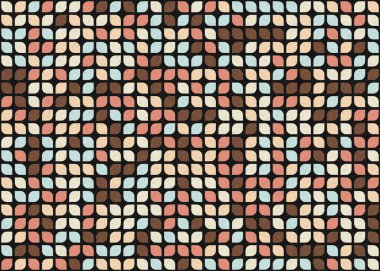 Soyut renkli geometrik desen vektör çizimi