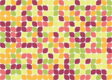 Soyut renkli geometrik desen vektör çizimi