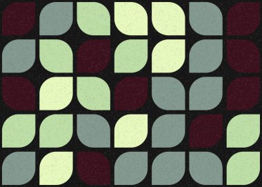 Soyut renkli geometrik desen vektör çizimi