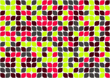 Soyut renkli geometrik desen vektör çizimi