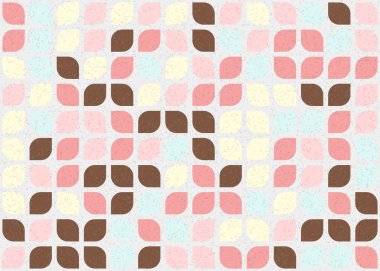 Soyut renkli geometrik desen vektör çizimi