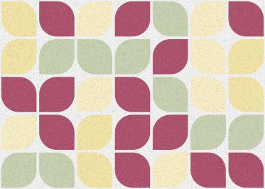 Soyut renkli geometrik desen vektör çizimi