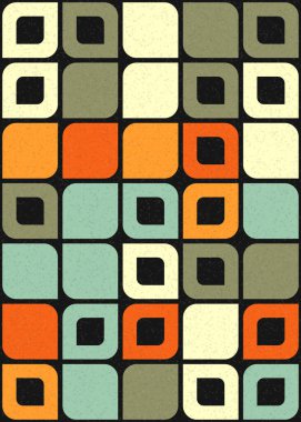 Üretken hesaplama sanatıyla soyut geometrik desen 