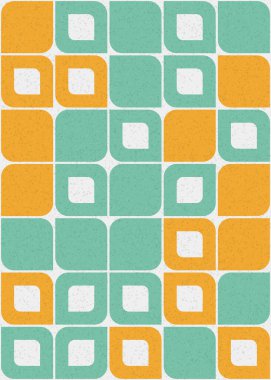 Soyut renkli geometrik desen vektör çizimi