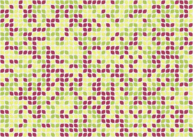 Soyut renkli geometrik desen vektör çizimi