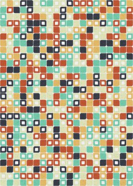 Soyut renkli geometrik desen vektör çizimi