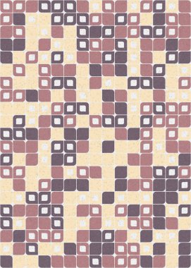 Üretken hesaplama sanatıyla soyut geometrik desen 