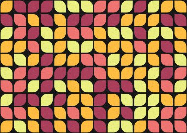 Soyut renkli geometrik desen vektör çizimi