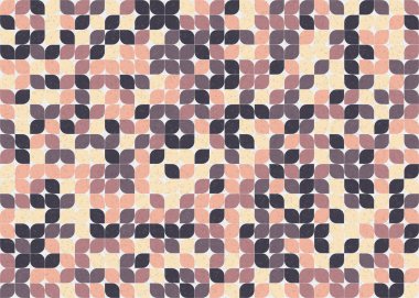 Soyut renkli geometrik desen vektör çizimi