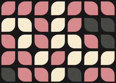 Soyut renkli geometrik desen vektör çizimi