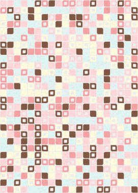 Soyut renkli geometrik desen vektör çizimi