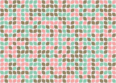 Soyut renkli geometrik desen vektör çizimi