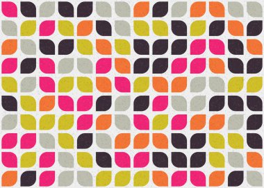 Soyut renkli geometrik desen vektör çizimi