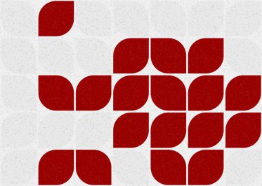 Soyut renkli geometrik desen vektör çizimi