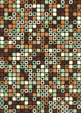 Soyut renkli geometrik desen vektör çizimi