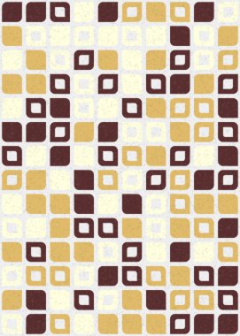 Üretken hesaplama sanatıyla soyut geometrik desen 