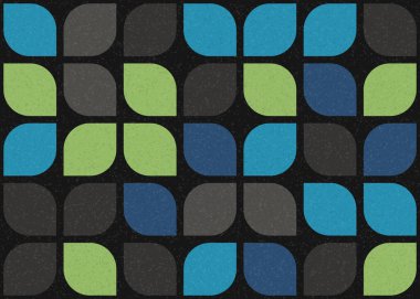 Soyut renkli geometrik desen vektör çizimi