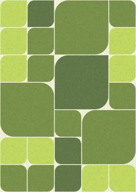 Üretken hesaplama sanatıyla soyut geometrik desen 