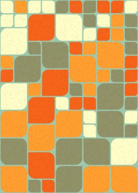 Üretken hesaplama sanatıyla soyut geometrik desen 