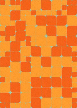 Üretken hesaplama sanatıyla soyut geometrik desen 